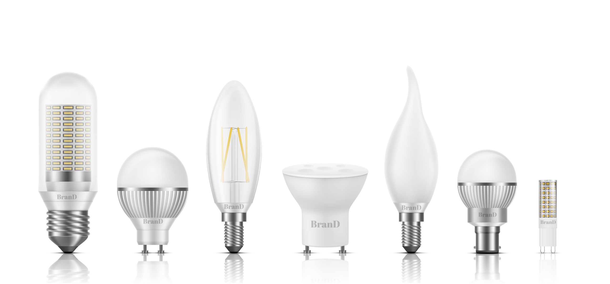 Types of LED lamps