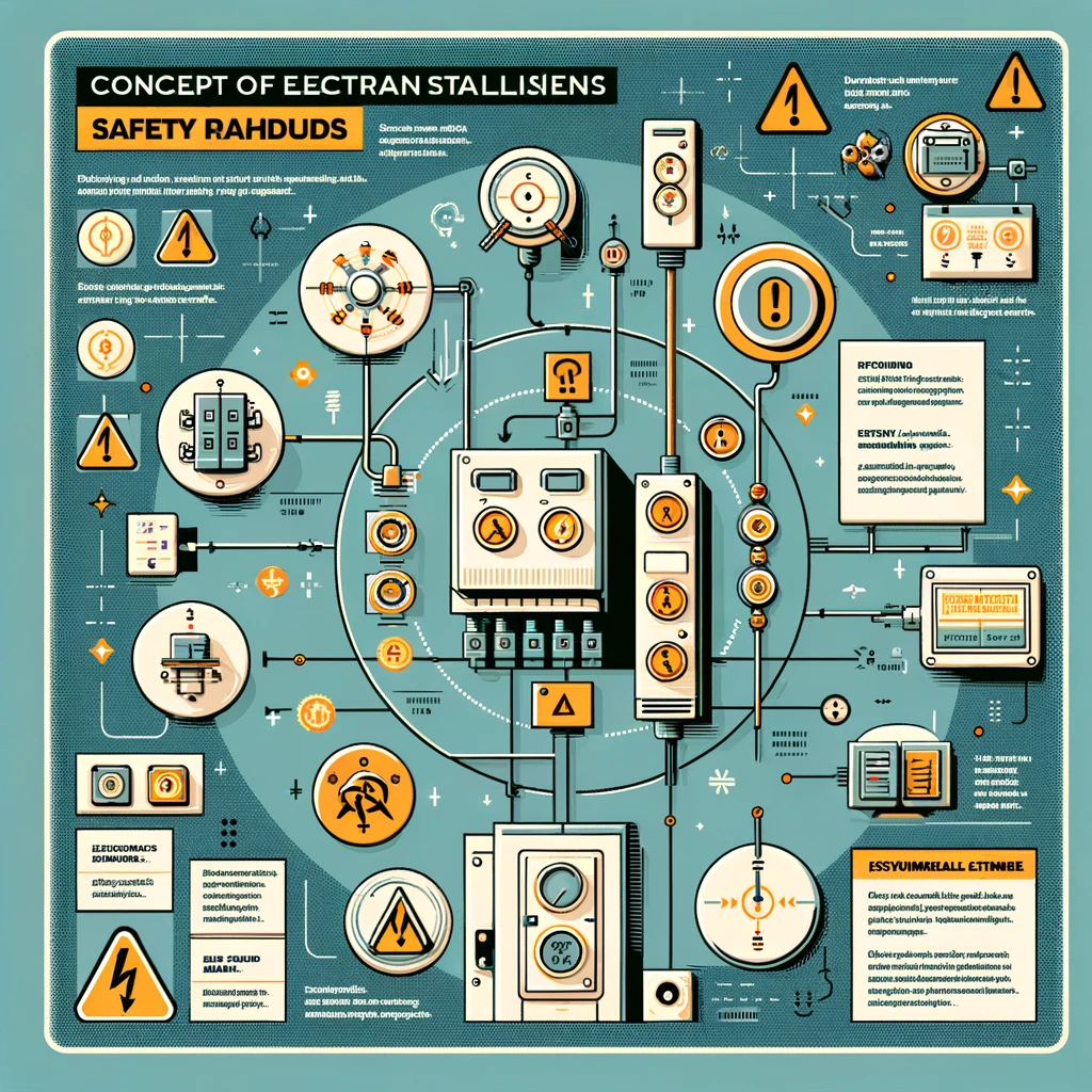 Infographic on Safety Radius in Electrical Installations